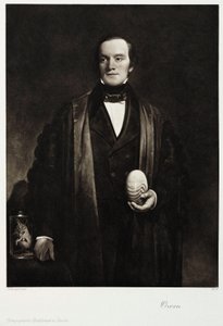 Sir Richard Owen, naturalista y paleontólogo inglés, c.1845