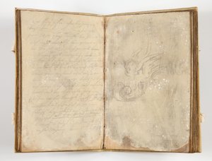 Cuaderno de bocetos con 22 hojas