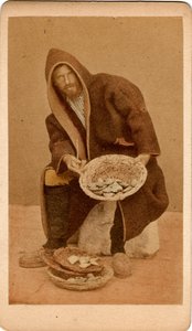 Pequeño oficio: retrato de una vendedora de pescado, Venecia. Siglo XIX de Unbekannt