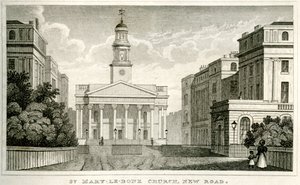 Iglesia de St Mary-le-bone, New Road de Unbekannt