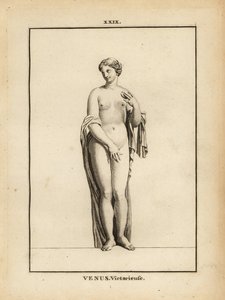 Estatua de Venus Victrix, diosa romana del amor, la belleza, el sexo y la fertilidad de Unbekannt