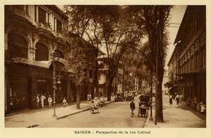 Vista callejera de Saigón de Unbekannter Künstler