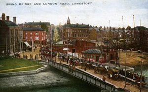 Swing Bridge y London Road, Lowestoft de Unbekannter Künstler