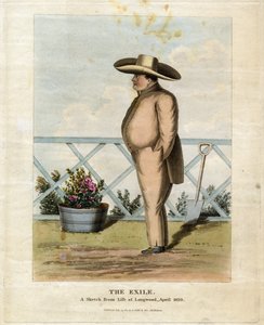 EL EXILIO -UN BOCETO DE LA VIDA EN LONGWOOD de Unbekannter Künstler