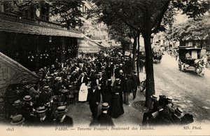 Taverne Pousset, Boulevard des Italiens, París