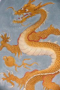 El Ariana. Museo suizo de cerámica y vidrio. Dragón chino, Ginebra, Suiza de Unbekannt