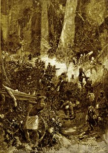 La Guerra Ashanti de 1900: Un combate en la selva de Unbekannter Künstler