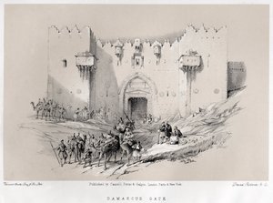 La Puerta de Damasco a de Unbekannter Künstler