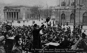 Declaración de la República en Berlín, 9 de noviembre de 1918 de Unbekannter Künstler
