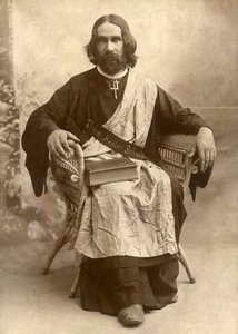 El Sanador Divino Schrader, Templo, Texas, c.1888 (foto en b/n)