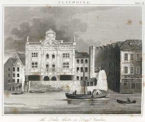 El Teatro del Duque, en Dorset Gardens, Londres, c.1820 de Unbekannt