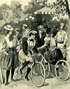 La moda de las bicicletas en el Bois de Boulogne