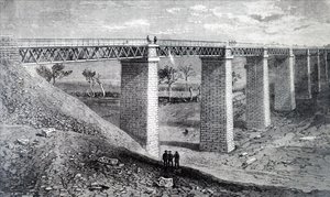 El viaducto de Moorabool de Unbekannt