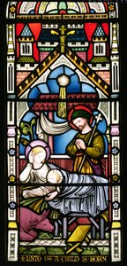 La Natividad, en inglés de Unbekannter Künstler