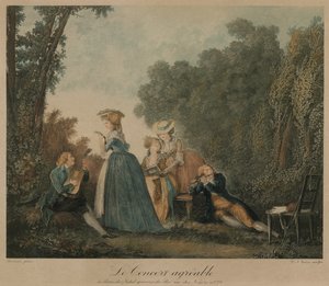 El Concierto Agradable, c.1810 (grabado)