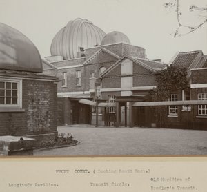 El Meridiano de Greenwich en el Real Observatorio, Greenwich, Londres