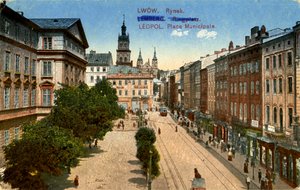 Plaza Rynok de Lviv (Ucrania)