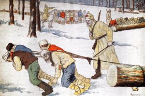 El gulag de la URSS de Unbekannter Künstler