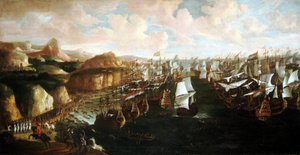 La llegada de Guillermo III de Orange (o Guillermo III de Inglaterra) (1650-1702), a Torbay (Inglaterra), el 5 de noviembre