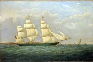 El clíper "Matilda Wattenboch", para conmemorar su botadura en 1853 de Unbekannter Künstler