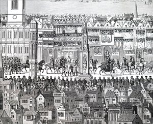 La procesión de coronación del Rey Eduardo VI de Unbekannt
