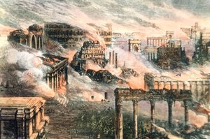 El fuego de Roma de Unbekannter Künstler