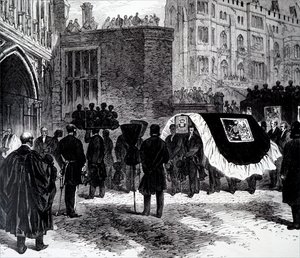 El funeral de Henry John Temple, 3er Vizconde Palmerston
