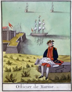 El oficial de marina