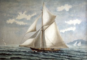 El velero La Bettina, finales del siglo XIX (acuarela) de Unbekannter Künstler