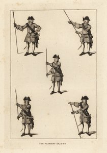 Ejercicios de saludo de pie de Unbekannt