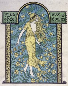 El hada de las estrellas, hacia 1900 (ilustración)