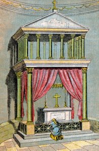 La tumba de San Martín, hacia 1900 (ilustración)
