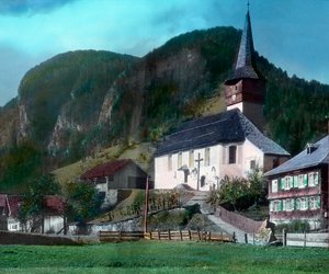 La ciudad de Reuthe, cerca de Bregenz de Unbekannter Künstler