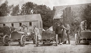 Tres coches de motor Gordon Bennett Napier de Unbekannt