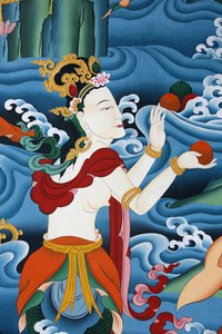 Deidad tibetana. Monasterio Kopan, Katmandú, Nepal de Unbekannt