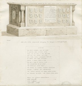 Tumba en la Iglesia de Biddulph - William Bowyer