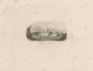 Trentham Hall: grabado en acero de Unbekannt