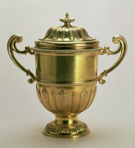 Copa con tapa de dos asas, por Jacob Margas, Londres de Unbekannt