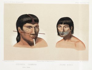 Dos indios sudamericanos, c. 1843-1847