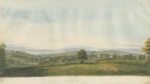 Valle de Shugborough: acuarela, nd [finales del siglo XVIII] de Unbekannt