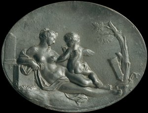 Venus y Cupido de Unbekannter Künstler