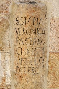 Vía Dolorosa, Sexta estación, El Velo de Verónica, Jerusalén, Israel de Unbekannt