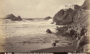 Vista de Cliff House y la playa, San Francisco de Unbekannter Künstler