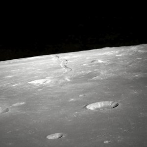 Vista de Rima Ariadaeus en la Luna de Unbekannter Künstler