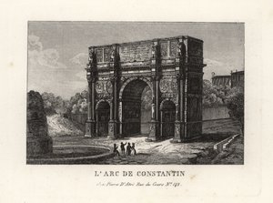 Vista del Arco de Constantino, Roma