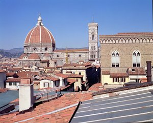 Vista de la Catedral, Campanile y Orsanmichele