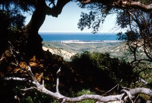 Vista del mar Mediterráneo, Cabilia, Argelia de Unbekannter Künstler