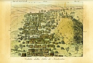 Vista de la ciudad de Tombuctú, Malí de Unbekannt