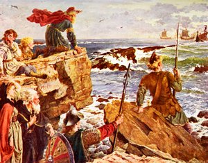 Conquista vikinga de Inglaterra e Irlanda de Unbekannter Künstler