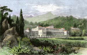 Villa de Plinio el Joven (en latín Caius Plinius Caecilius Secundus, 61-114), escritor y político romano, Antigua Roma de Unbekannter Künstler